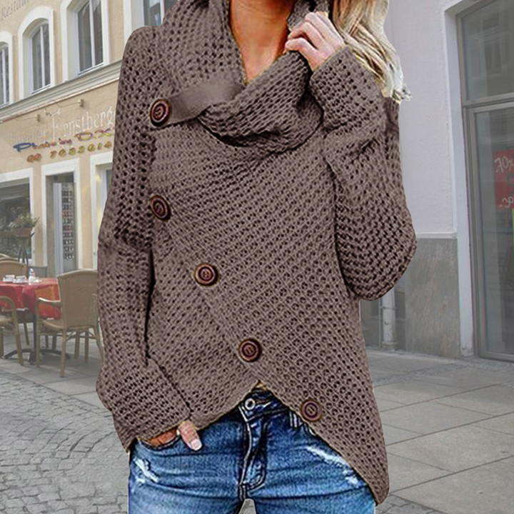 Sammy Jackson™ Hailey | Nowoczesny asymetryczny golf z eleganckimi detalami