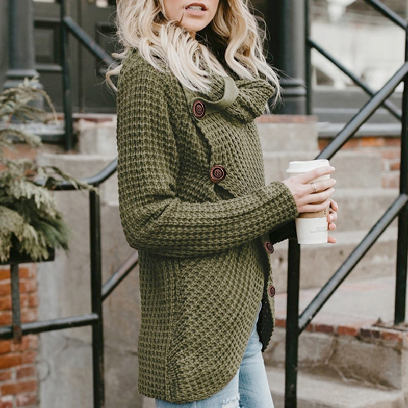 Sammy Jackson™ Hailey | Nowoczesny asymetryczny golf z eleganckimi detalami