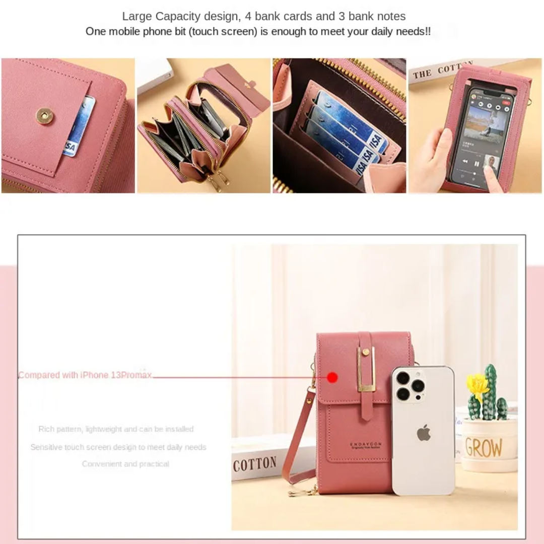 Sonia Leather Phone Wallet | Sleek & Fashionable