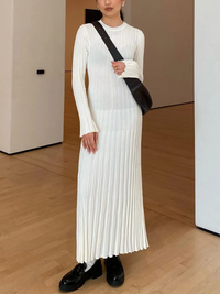 Gracie Knitted Maxi Dress | Sleek & Flattering
