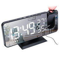 Sammy Jackson™ Astronatic™ | De Beste Alarmklok met LED Scherm - 180° Projector - USB lader