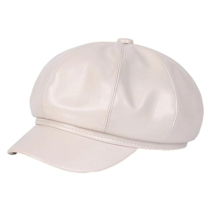 Serene Leather Beret | Stylish & Tough