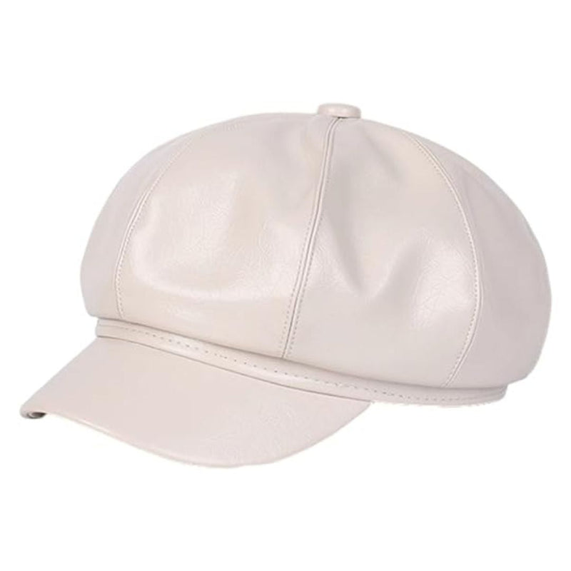 Serene Leather Beret | Stylish & Tough