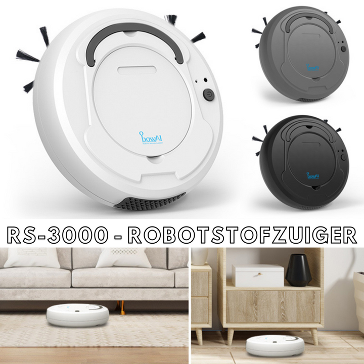 Sammy Jackson RS-3000 Robot Odkurzacz™ | 3-w-1 Inteligentny Automatyczny Odkurzacz do Każdego Domu