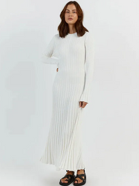Gracie Knitted Maxi Dress | Sleek & Flattering