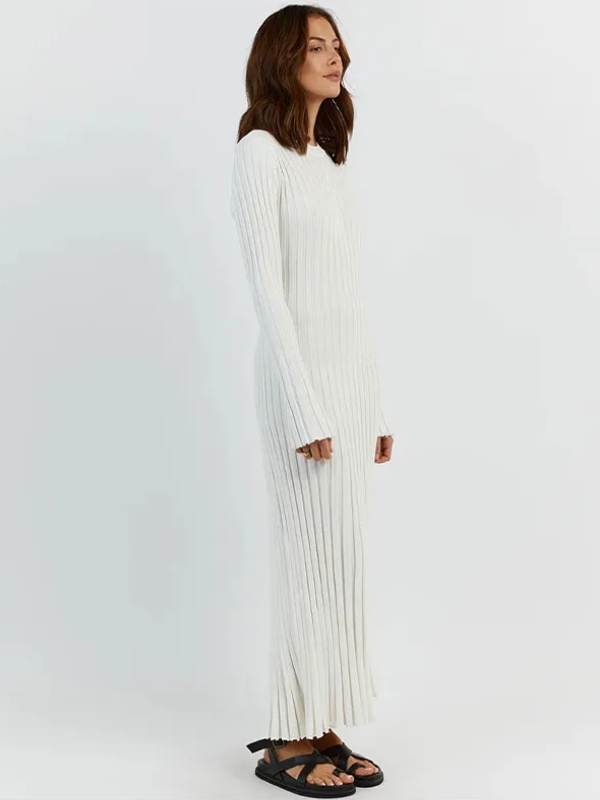 Gracie Knitted Maxi Dress | Sleek & Flattering