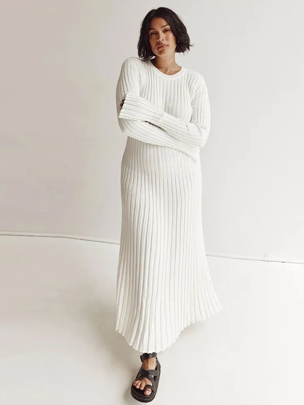 Gracie Knitted Maxi Dress | Sleek & Flattering