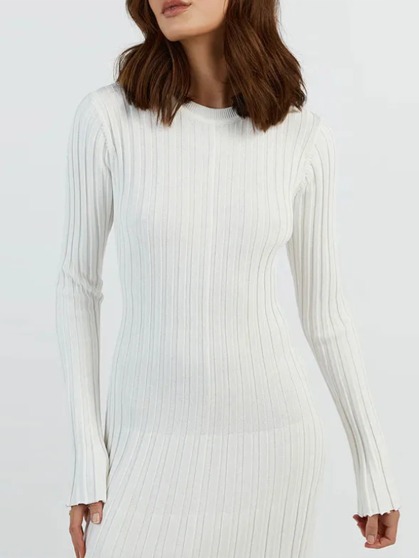 Gracie Knitted Maxi Dress | Sleek & Flattering