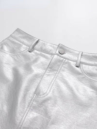 Silver Skirt | Perfect to pair with anything