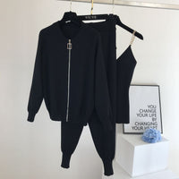 Vicky zestaw treningowy | 3-częściowy, stylowy dres damski