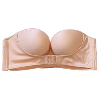 Strapless Push-Up Bra | With convenient front closure!