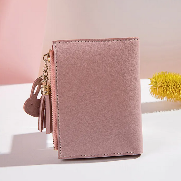 Small Wallet with Tassel Zipper | Stylish & Functional
