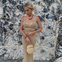 Zafira Summer Dress | Bodycon dress with elegant details