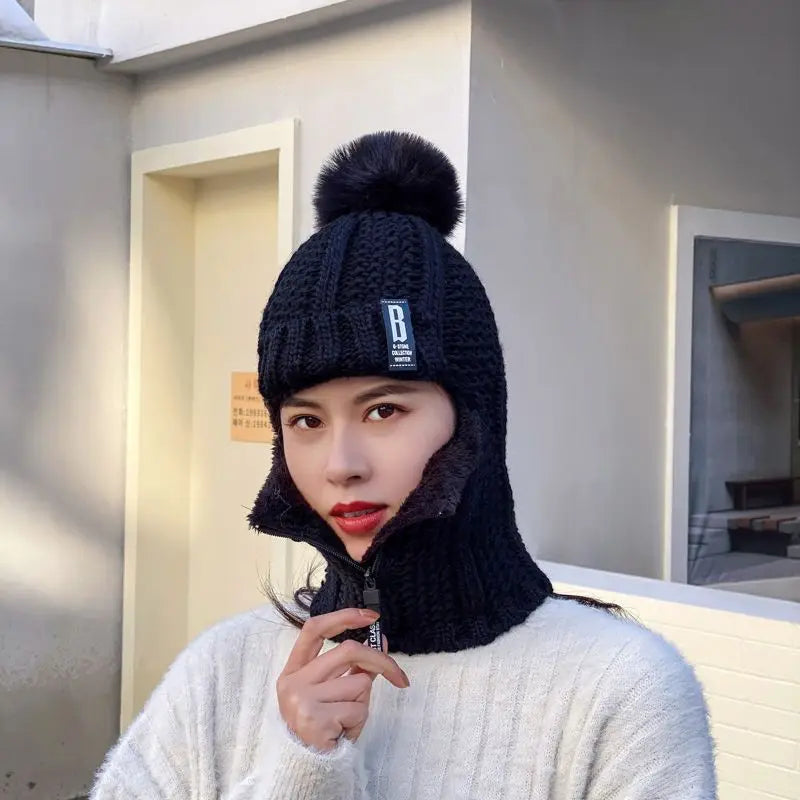Katelyn Knitted Balaclava | Nice and Warm & Versatile