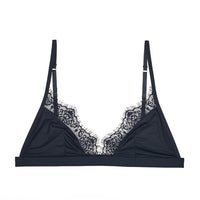 Soft Satin Bra | With beautiful lace edges to finish!