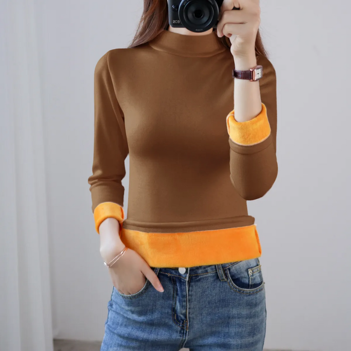 Athena Velvet Thermal Top | Warm & Comfortable