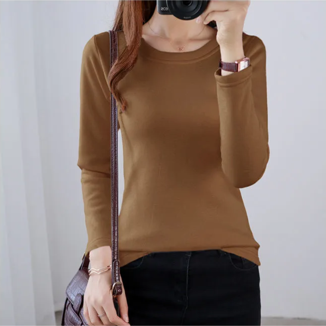 Athena Velvet Thermal Top | Warm & Comfortable