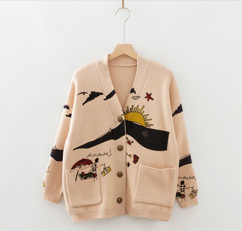 Coco Cartoon Sweter | Unikalny i wygodny sweter