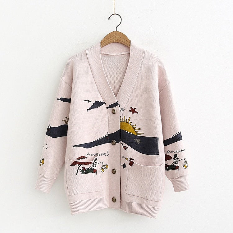 Coco Cartoon Sweter | Unikalny i wygodny sweter