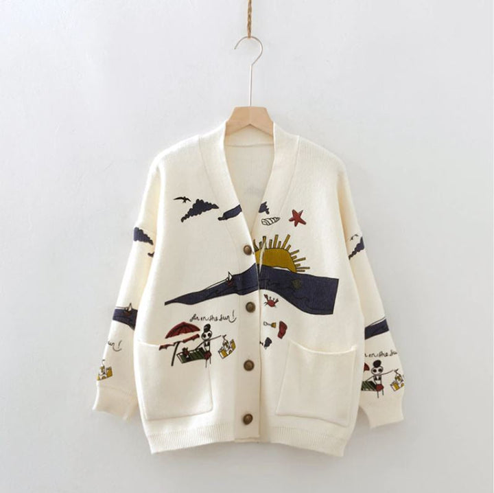 Coco Cartoon Sweter | Unikalny i wygodny sweter