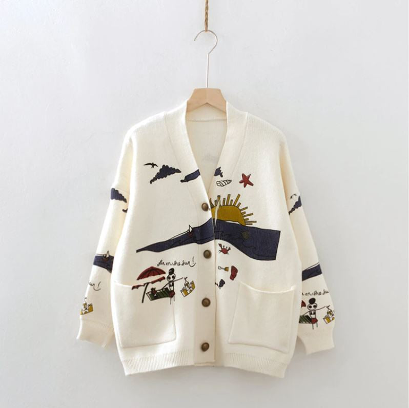 Coco Cartoon Sweter | Unikalny i wygodny sweter