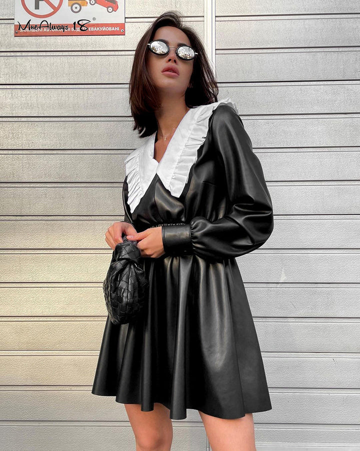 Liliana Leather Dress | A tough & unique leather dress