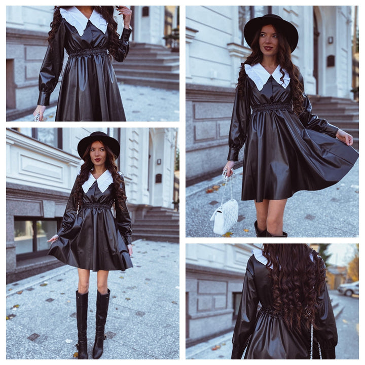 Liliana Leather Dress | A tough & unique leather dress