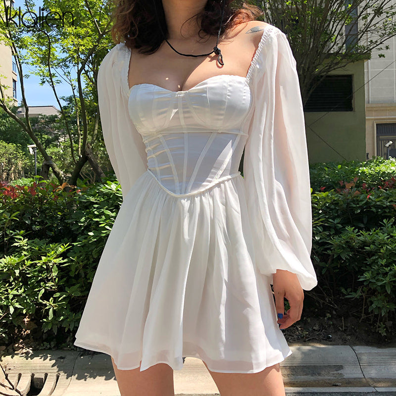 Fayza Dress | A romantic, white summer dress