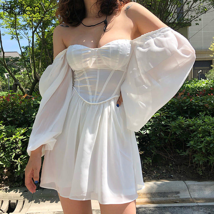 Fayza Dress | A romantic, white summer dress