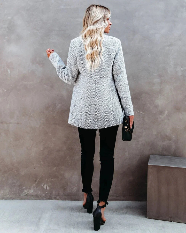 Jean Tweed Coat | Stylish & Comfortable