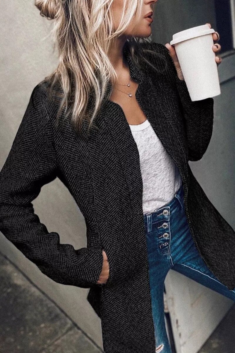 Jean Tweed Coat | Stylish & Comfortable