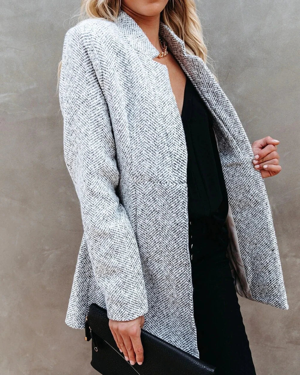 Jean Tweed Coat | Stylish & Comfortable