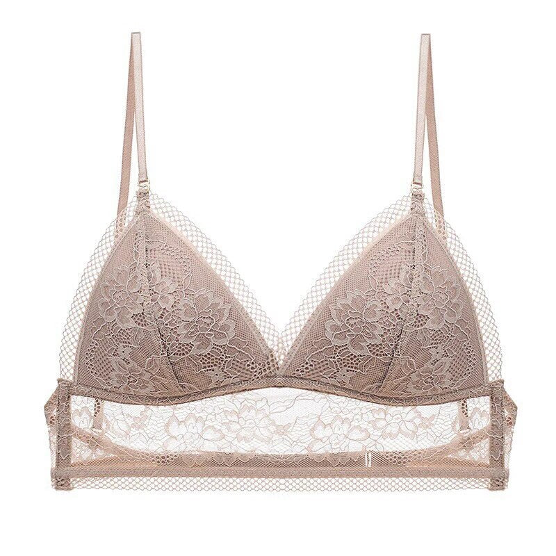 Mesh Lace Bra | With Stylish and Sexy Low Back