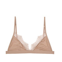 Soft Satin Bra | With beautiful lace edges to finish!
