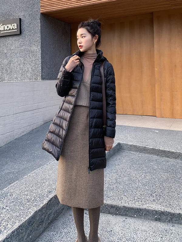 Daisy Long Down Jacket | Cozy & Stylish
