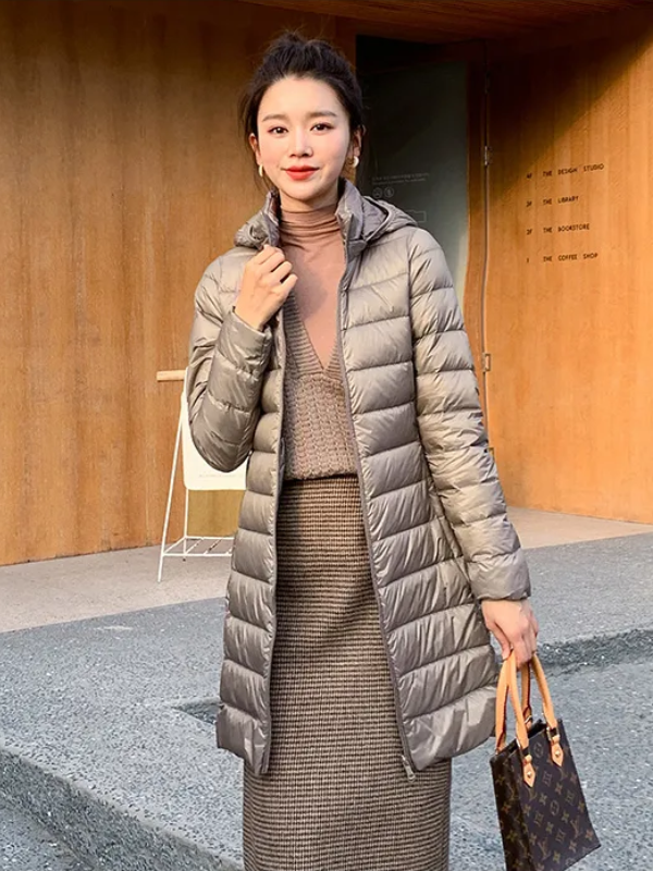 Daisy Long Down Jacket | Cozy & Stylish