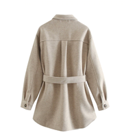 Dalia Women's Coat | Stylish Mid-Length Woolen Jacket for Women