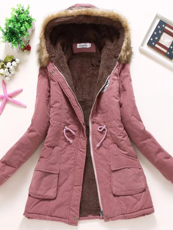Kaitlyn Parka o dopasowanym kroju z kapturem | Wygodna i stylowa