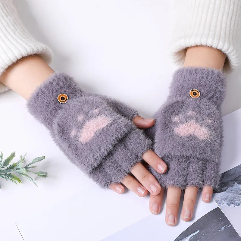 Ally Flip Mink Mittens | Cute & Comfy