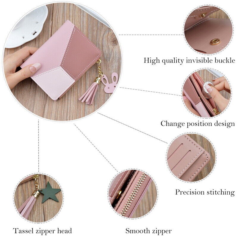Small Wallet with Tassel Zipper | Stylish & Functional