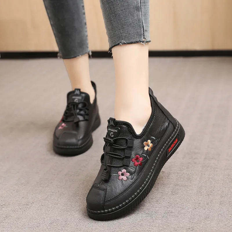 Gemma Leren Sneakersy zimowe | Stylowe i wygodne