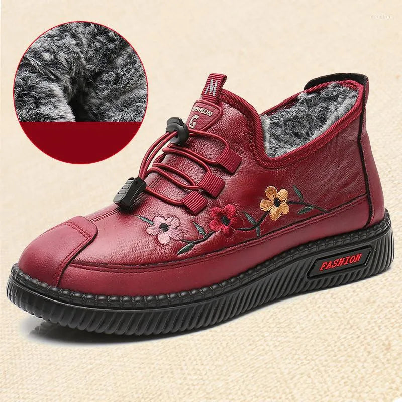 Gemma Leren Sneakersy zimowe | Stylowe i wygodne