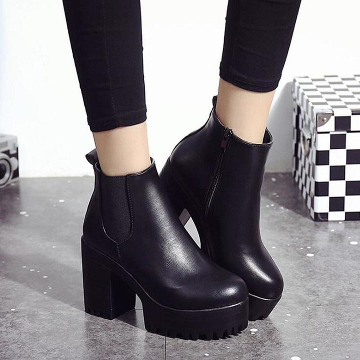 Eefje Ankle Boots | Boots with a Bold Platform