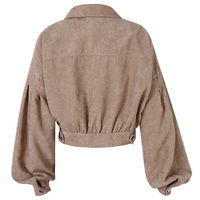 Eva Cropped Bomber Jacket | Bold & Stylish
