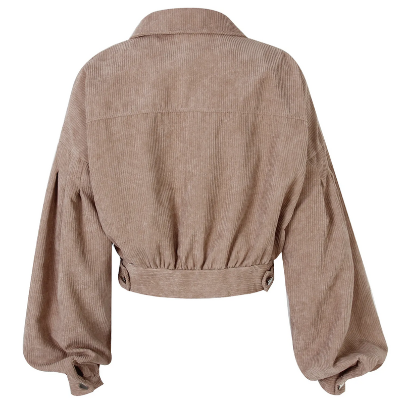 Eva Cropped Bomber Jacket | Bold & Stylish