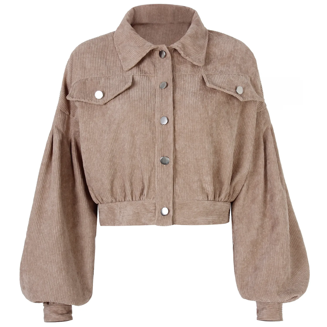 Eva Cropped Bomber Jacket | Bold & Stylish