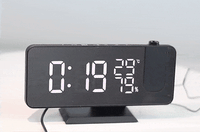 Sammy Jackson™ Astronatic™ | De Beste Alarmklok met LED Scherm - 180° Projector - USB lader