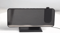 Sammy Jackson™ Astronatic™ | De Beste Alarmklok met LED Scherm - 180° Projector - USB lader