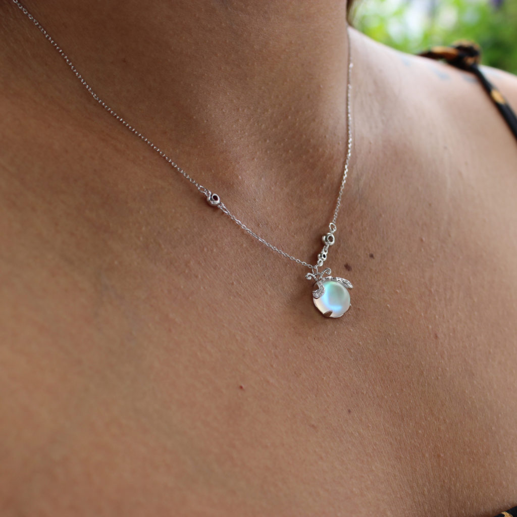 Firefly Moonstone Necklace | Unique and eye-catching