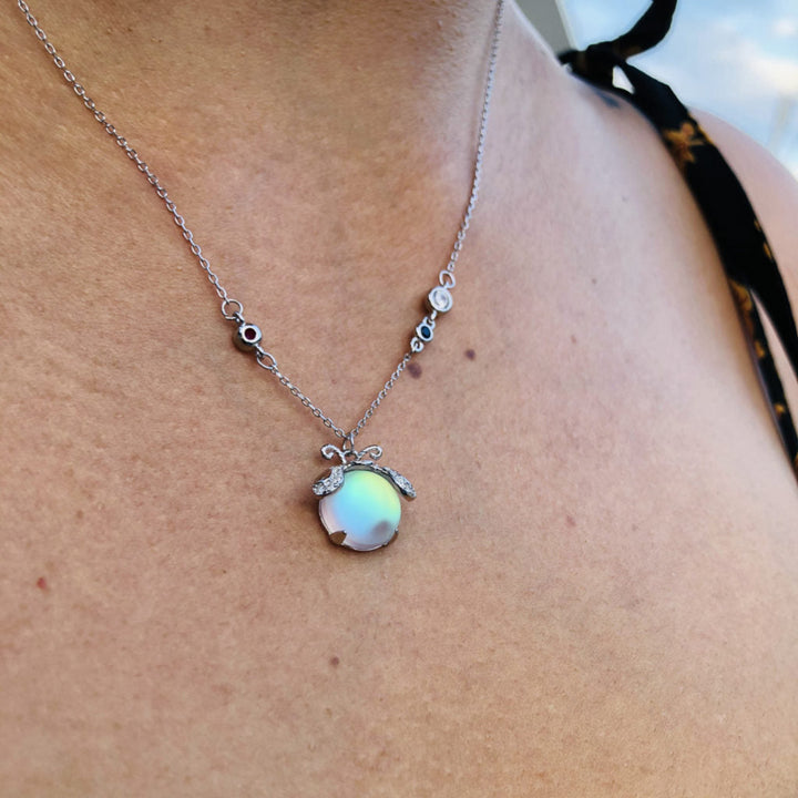 Firefly Moonstone Necklace | Unique and eye-catching